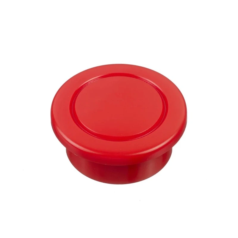 Idec Red Round Push Button Head 22 mm Cutout Diameter Polyacetal Material IP20 HW1A-B3R