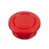 Idec Red Round Push Button Head 22 mm Cutout Diameter Polyacetal Material IP20 HW1A-B3R