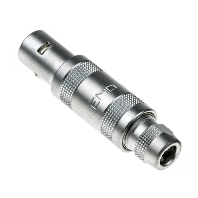 LEMO Circular Connector 1 Contact Cable Mount Plug Male 9 mm 4200V 6A IP50 0S Series FFA.0S.250.CTAC32