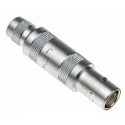 LEMO Circular Connector 1 Contact Cable Mount Plug Male 9 mm 4200V 6A IP50 0S Series FFA.0S.250.CTAC32