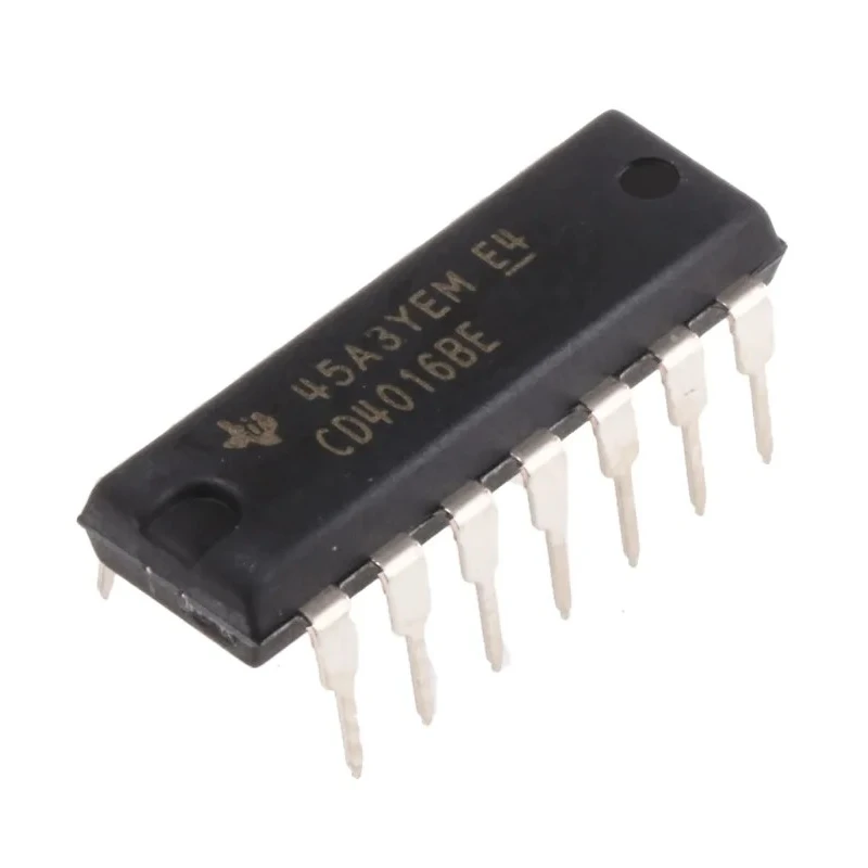 Texas Instruments Analogue Switch 4 CMOS Quad SPST 14-Pin PDIP CD4016BE