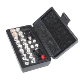 Pomona RF Connector Kit BNC Socket, RG58C/U Cable Type, 26 Adaptors, Taiwan Origin 5698
