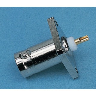 Telegartner BNC Series Coaxial Connector Flange Female BNC, 50 Ω, Straight Body Solder J01001A0613