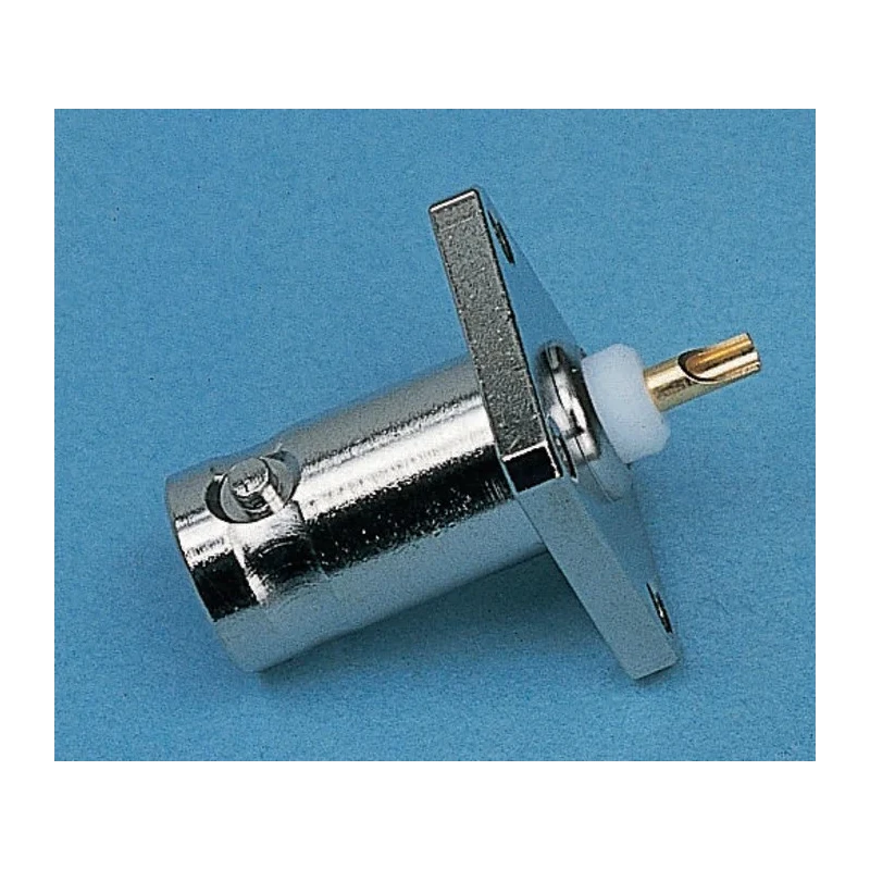 Telegartner BNC Series Coaxial Connector Flange Female BNC, 50 Ω, Straight Body Solder J01001A0613
