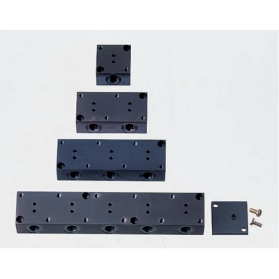 Burkert Solenoid Valve 2-Way Manifold for use with 6014 Solenoid Valve 005023