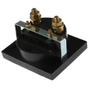 HOBUT Analogue Panel Ammeter 120 A DC 63.5 mm x 62.5 mm ±8 % Moving Magnet R68M-100A-002