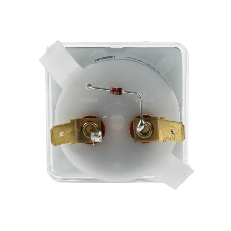 HOBUT Analogue Voltmeter AC/DC 24V Battery Voltage 48 mm Cutout Height 48 mm Cutout Width F3PAM24V/2