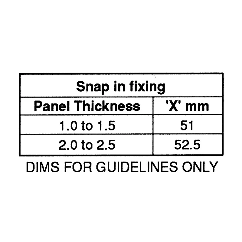 HOBUT Analogue Voltmeter AC/DC 24V Battery Voltage 48 mm Cutout Height 48 mm Cutout Width F3PAM24V/2