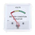 HOBUT F3P Series Analogue Voltmeter AC/DC 12V Battery Voltage, 48 mm Cutout, CE ISO 9001 UK F3PAM12V/1