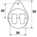 Moflash AE30M Series Buzzer Panel IP34, DC 24V, 1-Tone Alarm, 75dB at 1m AE30M-FT-02