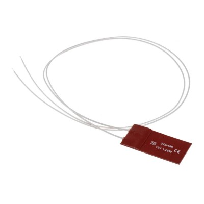 RS PRO Silicone Heater Mat, 12V DC, 1.25W, Rectangle Shape, 25mm x 50mm 245-499