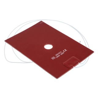 RS PRO Silicone Heater Mat, 240V AC, 50 W, Rectangle 150 mm x 100 mm 245-613