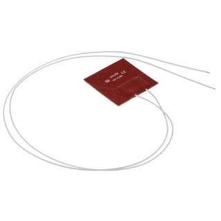 RS PRO Silicone Heater Mat, 12V dc, 3.75 W, Square 50mm x 50mm 245-506