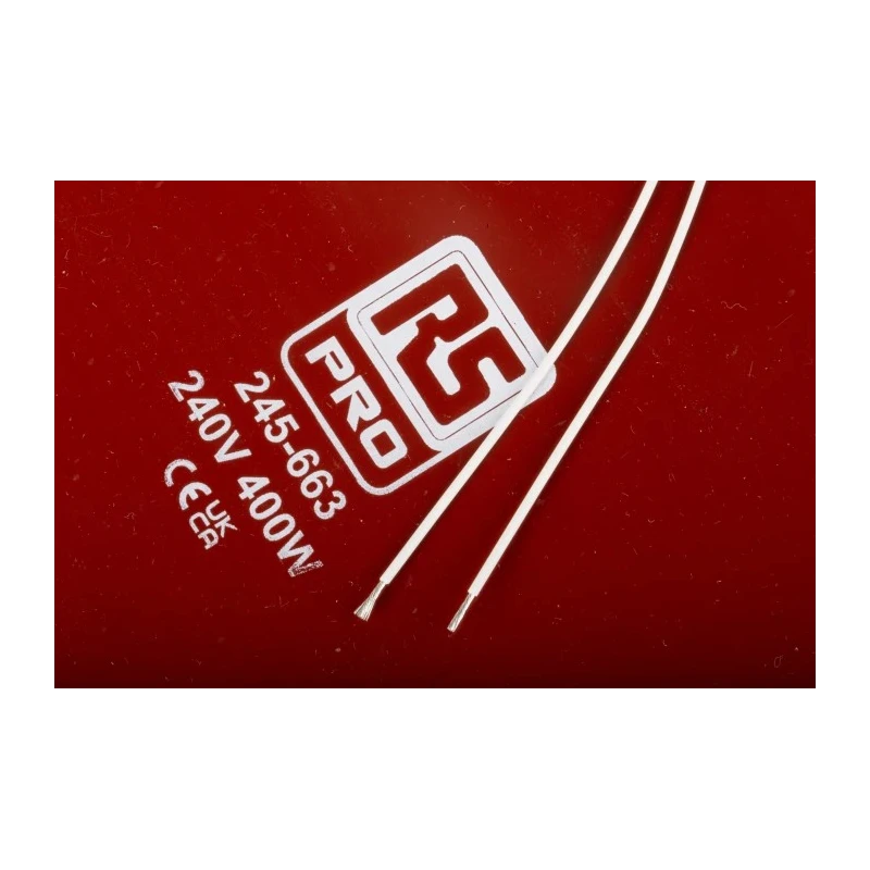 RS PRO Silicone Heater Mat Rectangle 300 mm x 200 mm 240V AC 400W 245-663