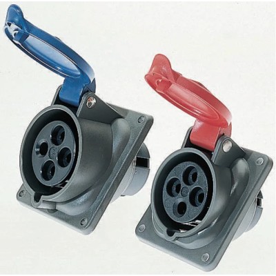 Legrand Socket Switchable IP44 3+N+E Right Angle Industrial Interlock 16A 250V IP44 