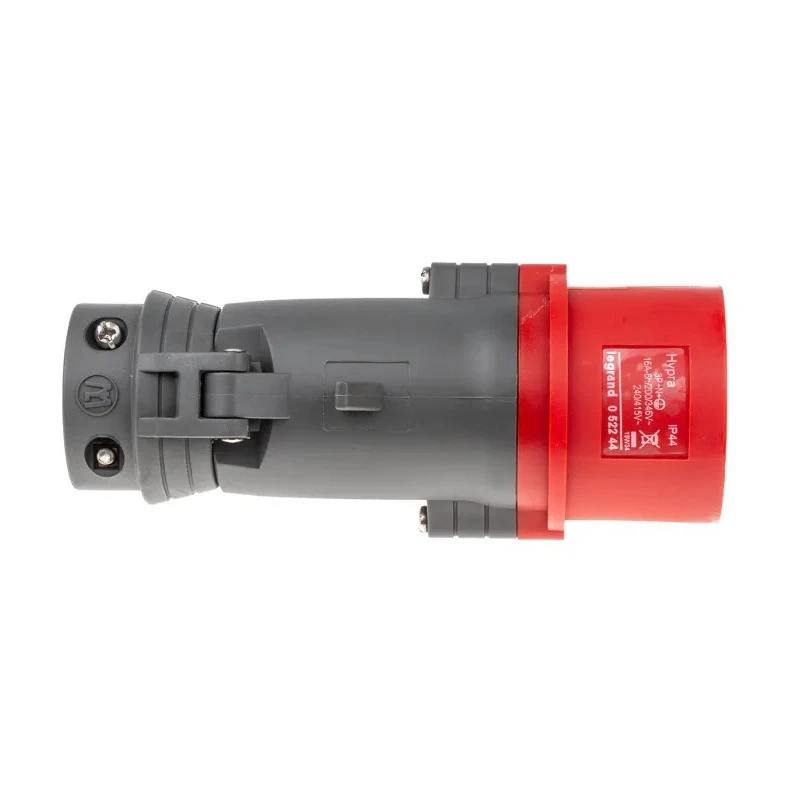 Legrand HYPRA IP44 Red Cable Mount 3P+N+PE Straight Industrial Power Connector 16A 415V 