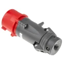 Legrand HYPRA IP44 Red Cable Mount 3P+N+PE Straight Industrial Power Connector 16A 415V 