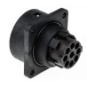 Amphenol Industrial Circular Connector, 8 Contacts, Panel Mount, Socket, Female, IP65, 400V, 12A, Bayonet C016-10G008-0001