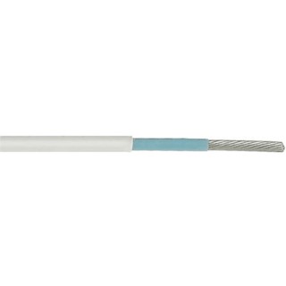 TE Connectivity SPEC 55 Series White Harsh Environment Wire, 19 x 30 AWG Tinned Copper, Ethylene 55A0811-18-9