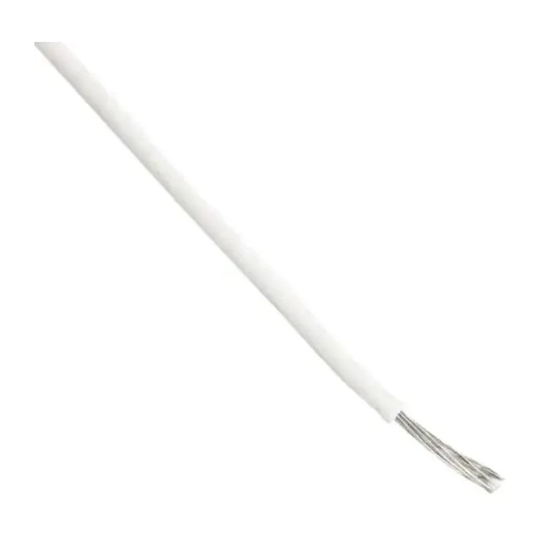 TE Connectivity 0.6 mm² White Hook Up Wire, 20 AWG, 19x32 AWG Core Strands, 100 m Length, Ethylene 55A0811-20-9
