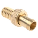 Nito Brass Hose Connector 19.05 mm Inside Diameter, 25 bar Maximum Operating Pressure 27260A4