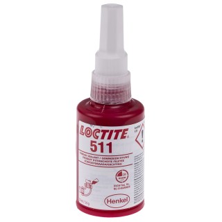 Loctite Anaerobic Pipe Sealant White Thread Lock 511, Dimethacrylate Ester, Max Operating Temp 150°C 230633