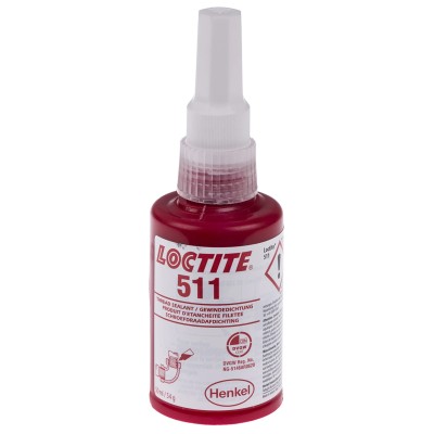 Loctite Anaerobic Pipe Sealant White Thread Lock 511, Dimethacrylate Ester, Max Operating Temp 150°C 230633