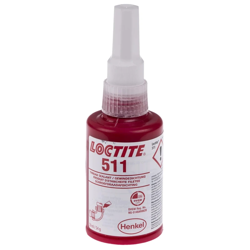 Loctite Anaerobic Pipe Sealant White Thread Lock 511, Dimethacrylate Ester, Max Operating Temp 150°C 230633