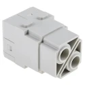 HARTING Heavy Duty Power Connector Module 100A 1kV HAN Modular Series Female 2 Contacts 09140022751