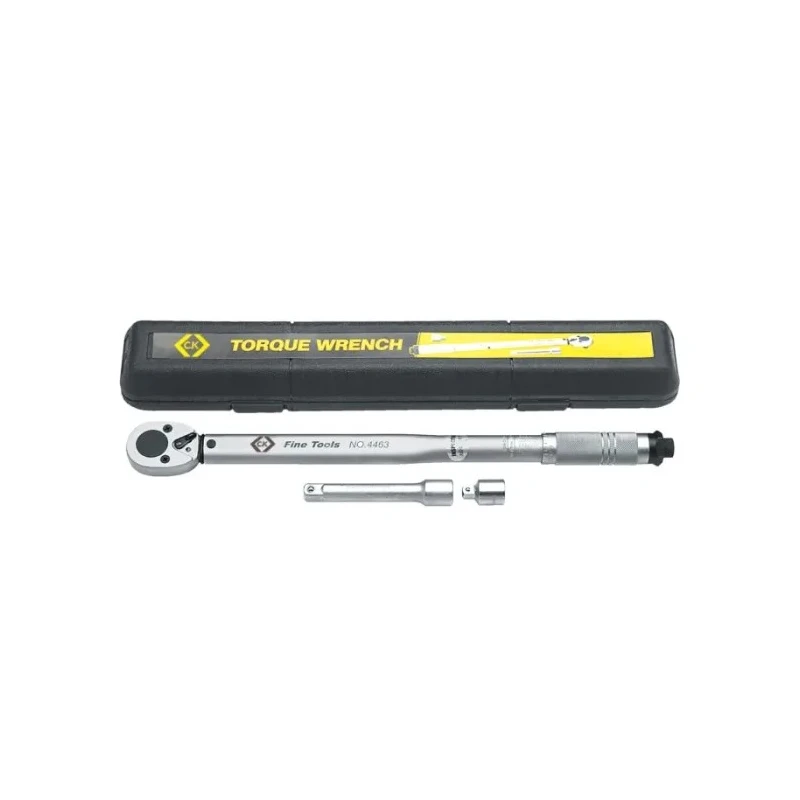 CK Dial Torque Wrench, 42 To 210 Nm, 1/2 in Drive, Square Drive, Chrome Vanadium Steel, 600mm Overall T4463