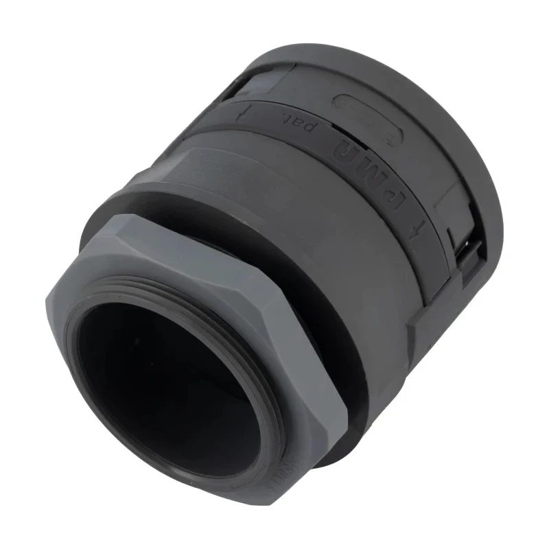 PMA Cable Conduit Fitting 48 mm Nominal Size, Polyamide 6, Grey, IP66 Rated, M50 Thread SVND-M508GT