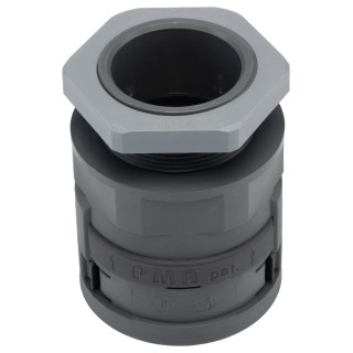 PMA Cable Conduit Fitting 36 mm Nominal Size M40 Polyamide 6 Grey IP66 Rated SVND-M406GT