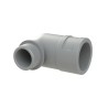 PMA Cable Conduit Fitting 23 mm Nominal Size, M25 Thread, Polyamide 6, Grey, IP66 Rated SVWD-M253GT