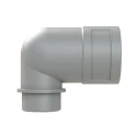 PMA Cable Conduit Fitting 23 mm Nominal Size, M25 Thread, Polyamide 6, Grey, IP66 Rated SVWD-M253GT