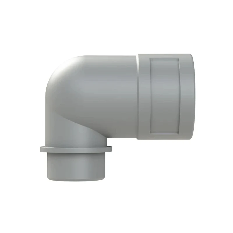 PMA Cable Conduit Fitting 23 mm Nominal Size, M25 Thread, Polyamide 6, Grey, IP66 Rated SVWD-M253GT