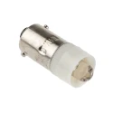 JKL Components White Indicator Lamp 24 V AC/DC BA9 Base 9.6 mm Diameter LE-BA9S-24W