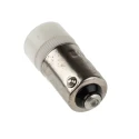 JKL Components White Indicator Lamp 24 V AC/DC BA9 Base 9.6 mm Diameter LE-BA9S-24W