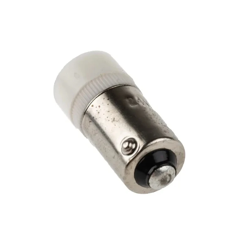 JKL Components White Indicator Lamp 24 V AC/DC BA9 Base 9.6 mm Diameter LE-BA9S-24W