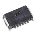 ERNI MiniBridge Series Right Angle Surface PCB Header 6 Contacts 1.27 mm Pitch 1 Row Shrouded 214013 / 214013-E