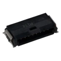ERNI MiniBridge Series Right Angle Surface PCB Header 8 Contacts 1.27 mm Pitch 1 Row Shrouded 214014 / 214014-E