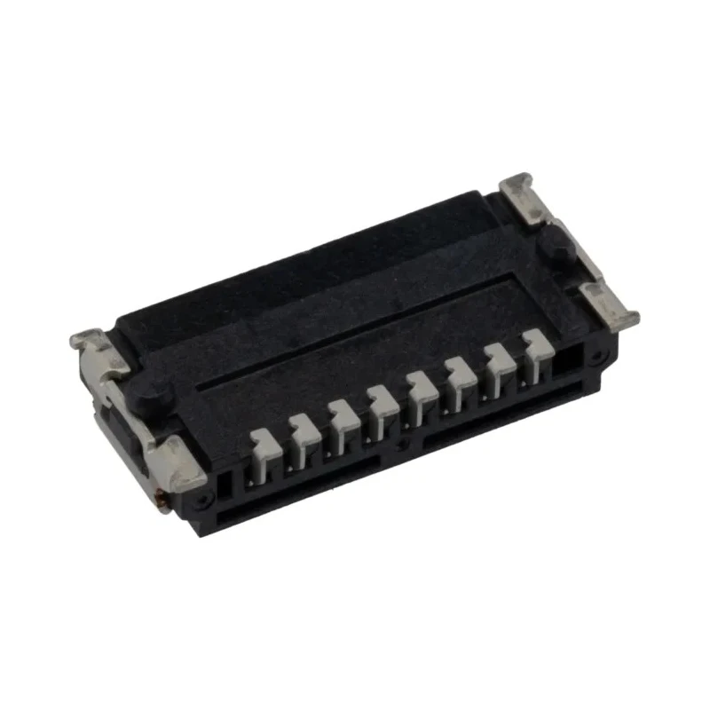 ERNI MiniBridge Series Right Angle Surface PCB Header 8 Contacts 1.27 mm Pitch 1 Row Shrouded 214014 / 214014-E