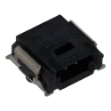 ERNI MiniBridge Series Right Angle Surface PCB Header 2 Contacts 1.27 mm Pitch 1 Row Shrouded 214011 / 214011-E