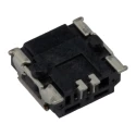 ERNI MiniBridge Series Right Angle Surface PCB Header 2 Contacts 1.27 mm Pitch 1 Row Shrouded 214011 / 214011-E