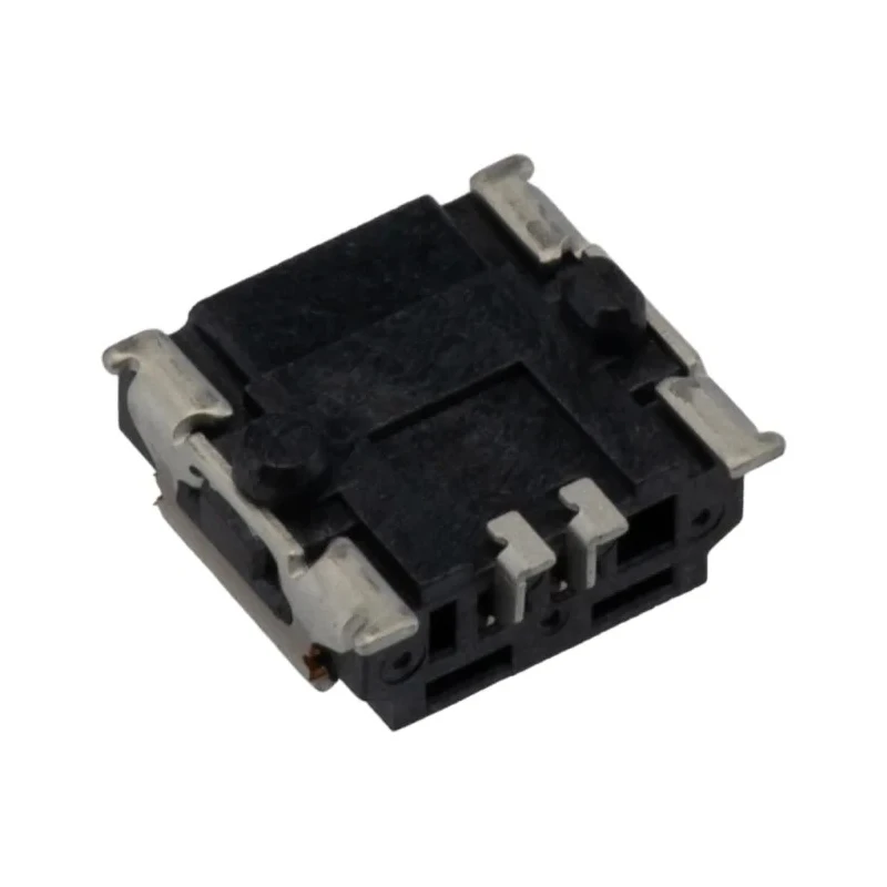 ERNI MiniBridge Series Right Angle Surface PCB Header 2 Contacts 1.27 mm Pitch 1 Row Shrouded 214011 / 214011-E