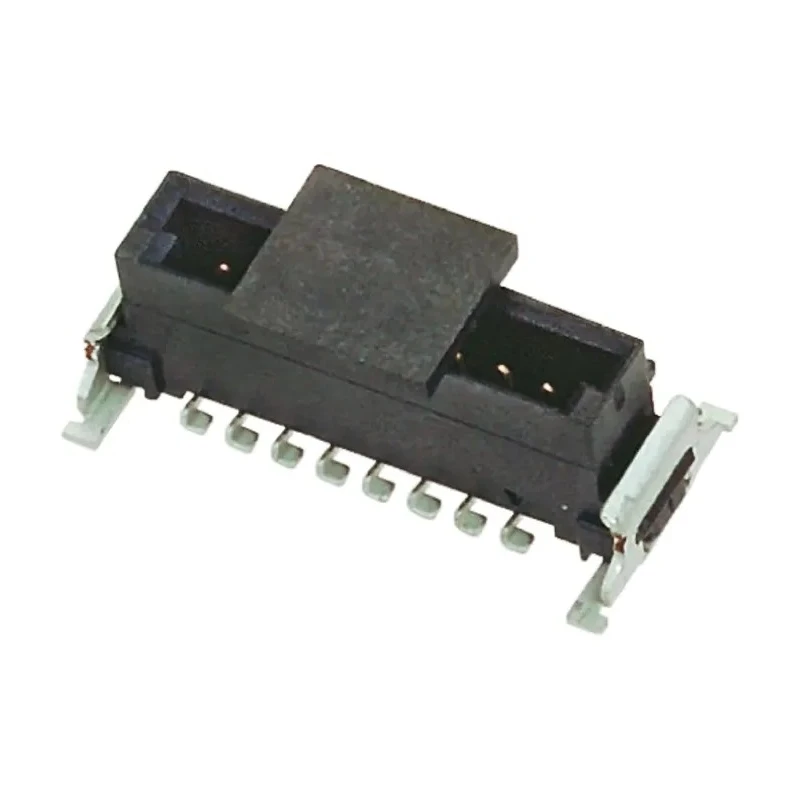 ERNI MiniBridge Series Straight Surface PCB Header 6 Contacts 1.27 mm Pitch 1 Row Shrouded 214018 / 214018-E