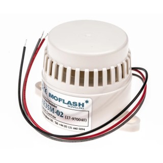 Moflash AE35M Series Horn Panel, IP30 Rated, DC 24V, 2-Tone, 95dB Sound Level at 1m AE35M-02