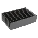 Fischer Elektronik Heatsink Universal Rectangular Aluminium Black Anodised 1K/W, 40 mm x 150 mm x 100 mm SK92 150SA