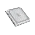 Pfannenberg PF Series Fabric Filter Thermoplastic Fan Filter for 224 x 224 mm Fans 252 mm Length 44 mm Thickness 11940001055