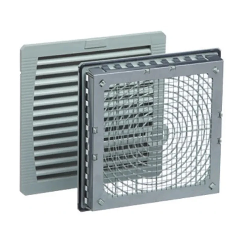 Pfannenberg PF 42.500 Series Filter Fan 230V AC 18W 145 m³/h Filtered Airflow 205.7 m³/h Unimpeded Airflow 252mm x 252mm IP55
