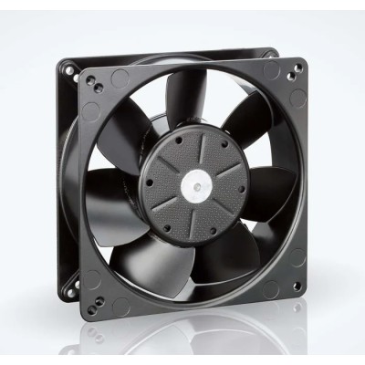 ebm-papst 5200 N Series Axial Fan, 12V DC, 340 m³/h Air Flow, 19 W Power, 1.58 A Max Current, IP20, 127x127x38 mm 